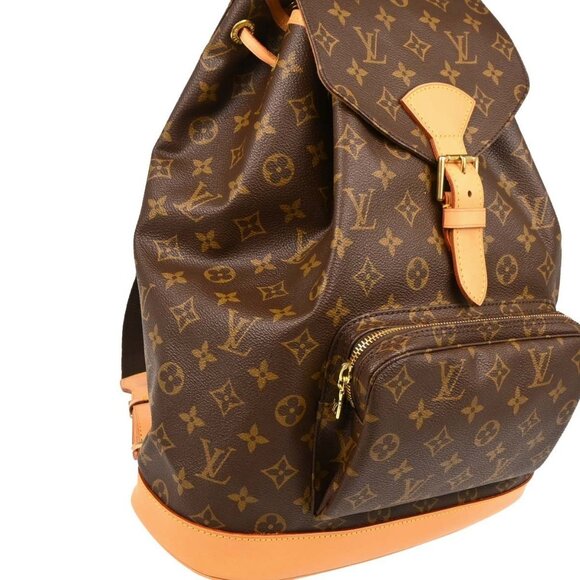 Louis Vuitton Monogram Montsouris GM Backpack M51135 MI1926 186218 - Picture 3 of 9